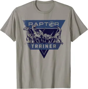 Jurassic World Two Raptor Trainer Shield Graphic T-Shirt T-Shirt