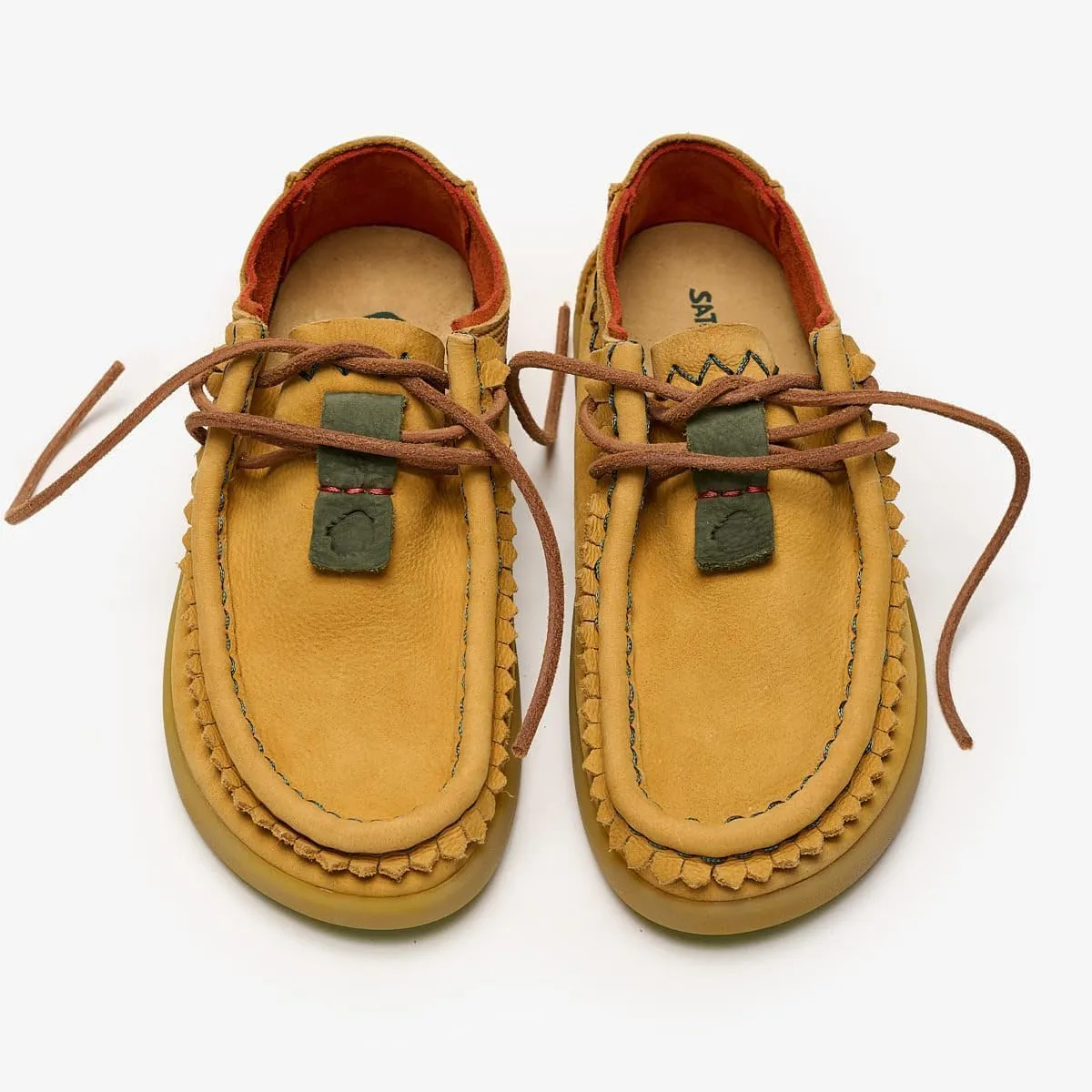 Kwahu Rustic - Wallaby Moccasin for Men & Women - Comfortable & Durable Leather and Textile Moccasin