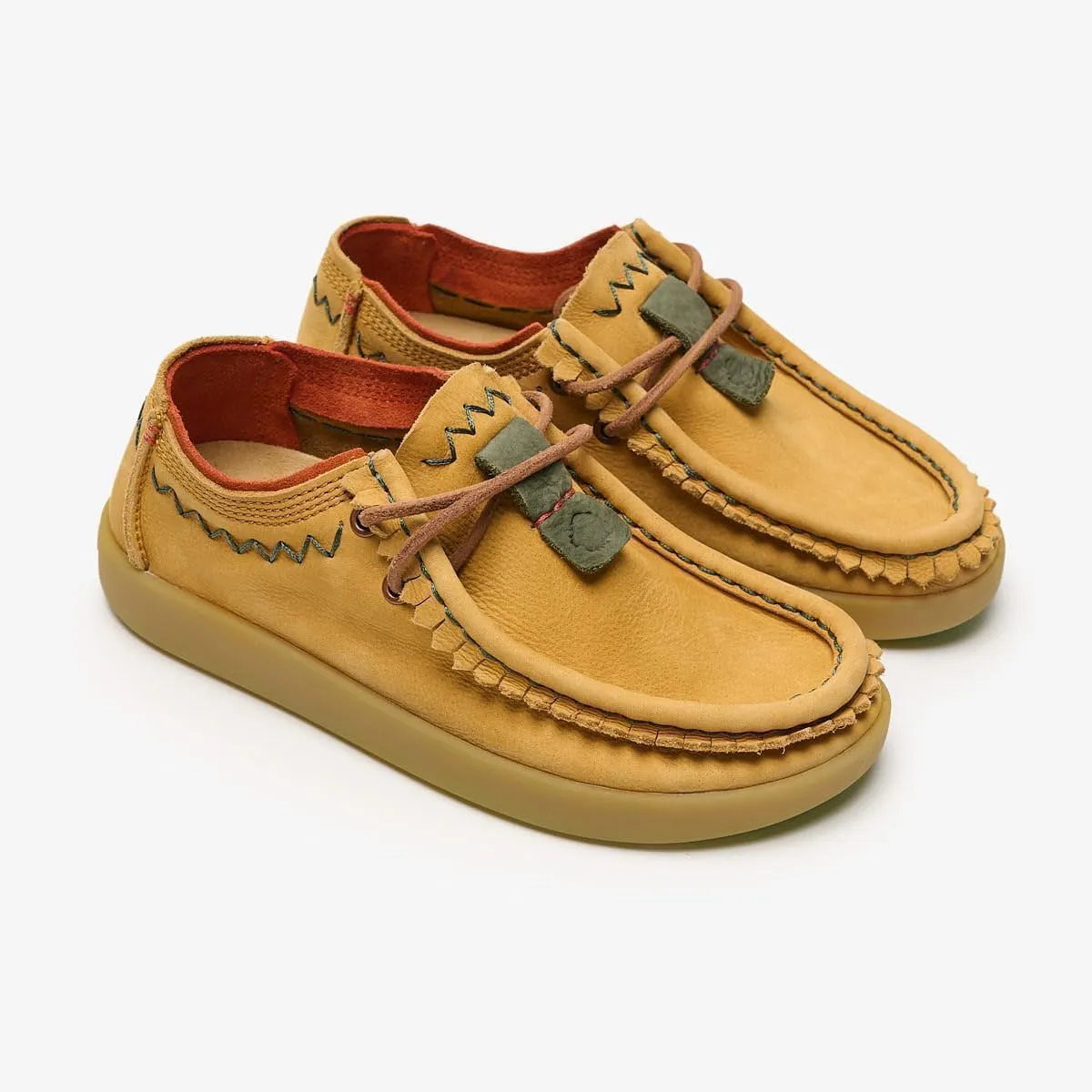 Kwahu Rustic - Wallaby Moccasin for Men & Women - Comfortable & Durable Leather and Textile Moccasin