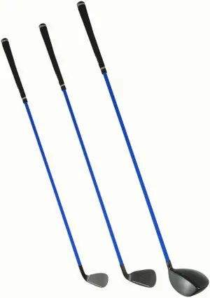 Lag Shot Triple Threat Golf Swing Trainer Set for Men – Includes Driver, 7 Iron & Wedge | Build Tempo, Lag, Distance & Accuracy | Improve Full Swing & Short Game Consistency | PGA-Trusted Training Aid
