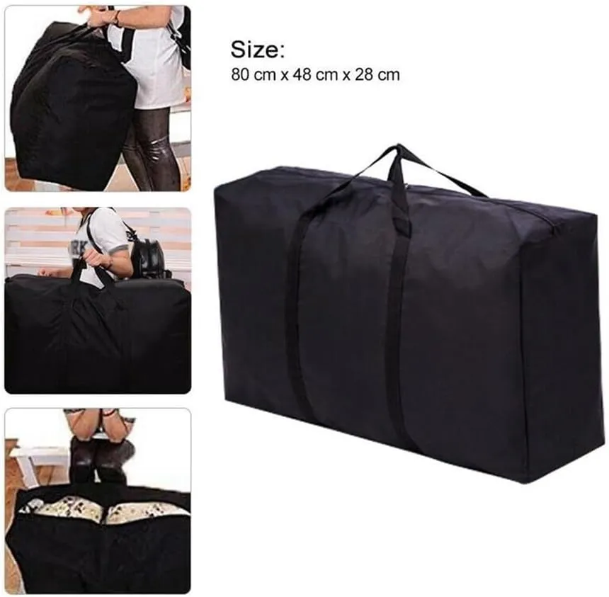 Large Capacity Luggage Bag Multifunctional Organizing Storage Waterproof Quilt Portable Moving Travel Storage