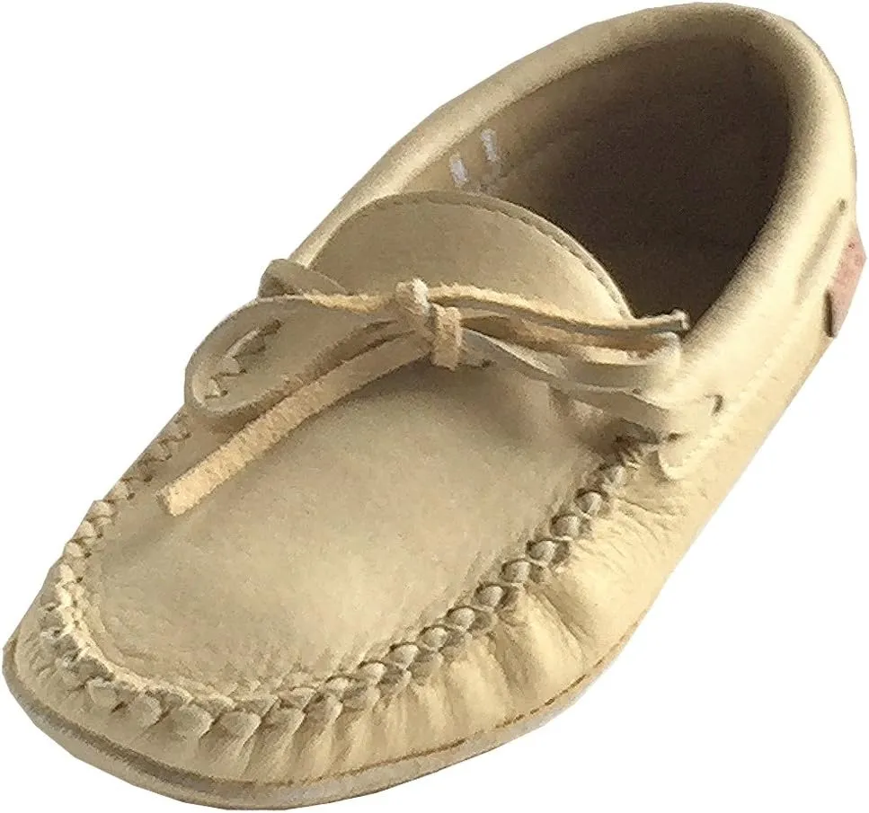 Laurentian Chief Men's Caribou Hide Moccasins