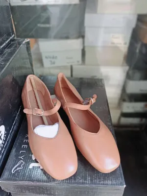 Leather Ballet Flat by Glamourly India