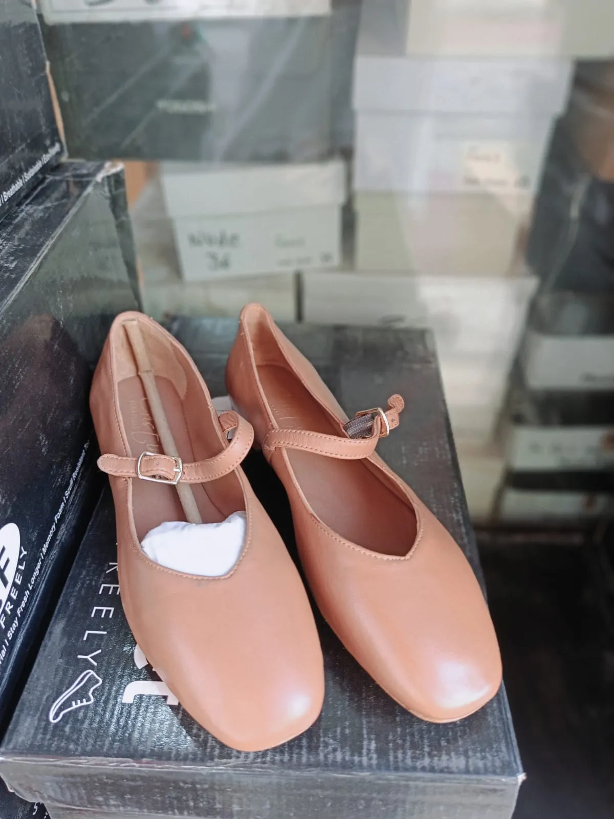 Leather Ballet Flat by Glamourly India