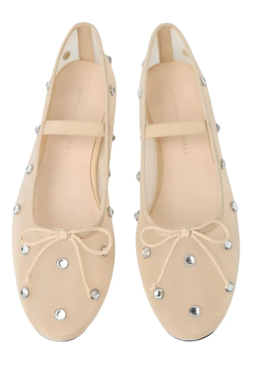 Leonie Ballet Flat, Caramel/Clear
