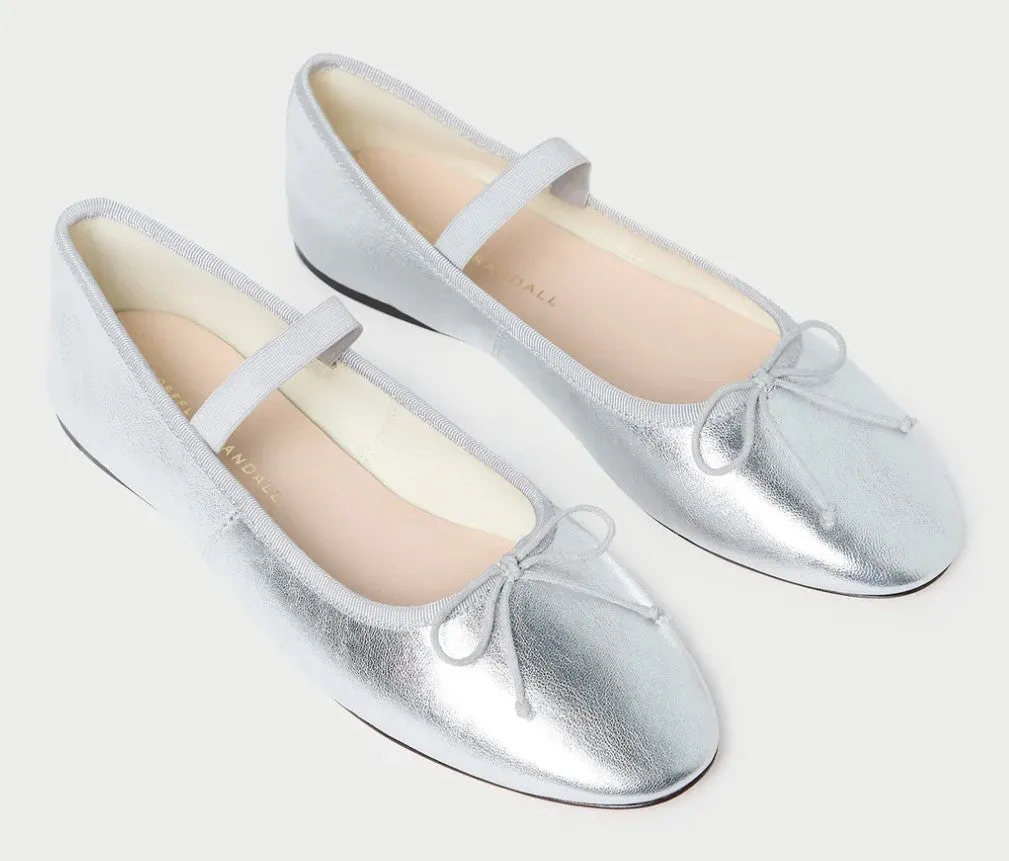 Leonie Ballet Flat, Silver