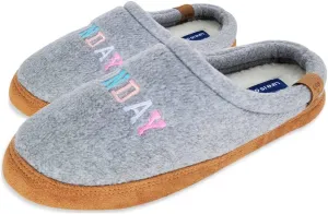 Life is Good Women's Moccasin Slippers, 303593W - Suede & Fleece Open Back Indoor/Outdoor Slip-Ons - Plush & Cozy Slides with Soft Foam & Rubber Soles Stylish & Comfy Available in Different Designs