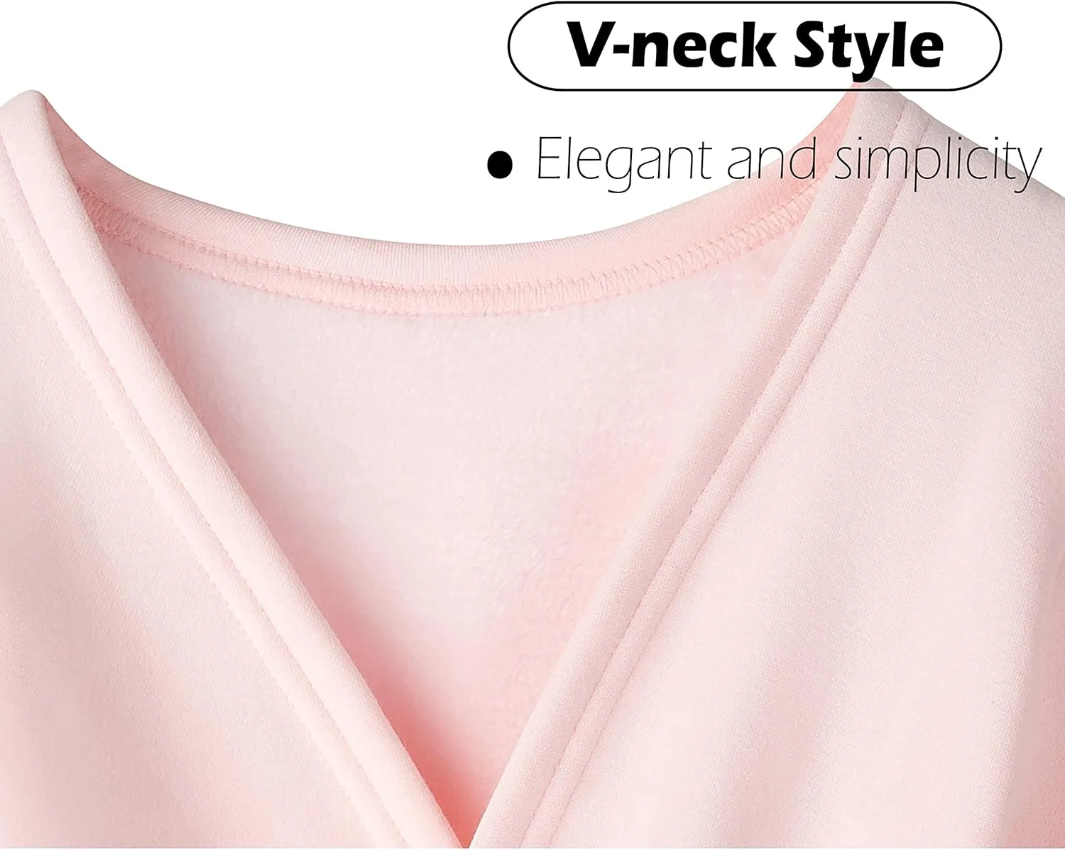 Lisianthus Girls' Classic Thick Ballet Long Sleeve Wrap Top Coats