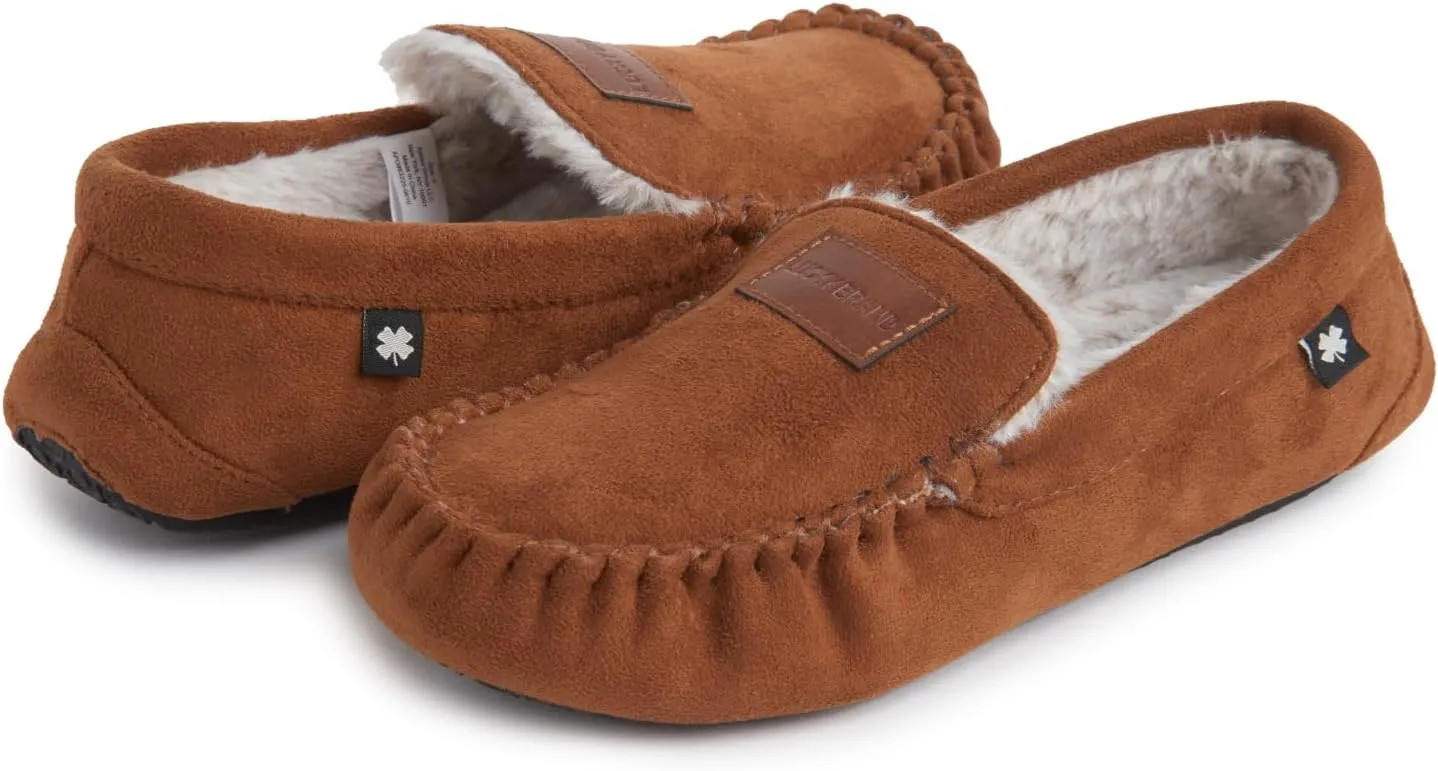 Lucky Brand Boy's Moccasin Slippers – Cozy and Stylish Indoor Footwear for Boys