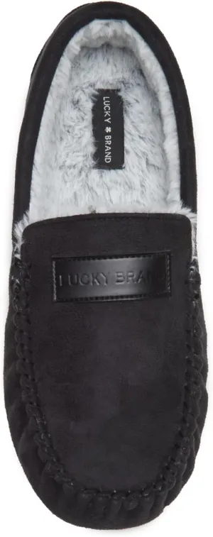 Lucky Brand Men's Moccasin Slippers – Cozy Indoor Footwear with Soft Lining