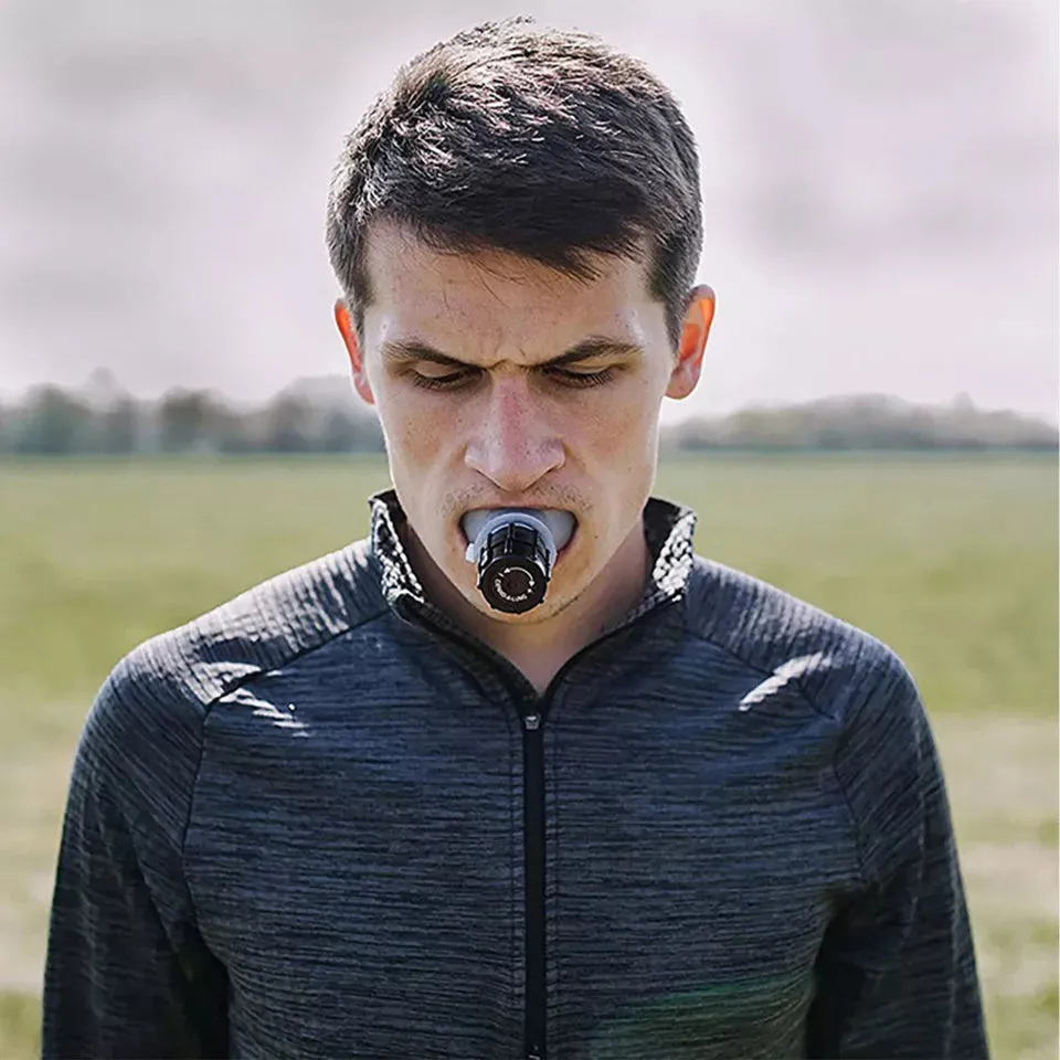 Lung Trainer for Athletes – Adjustable Intensity Respiratory Strength Training Device