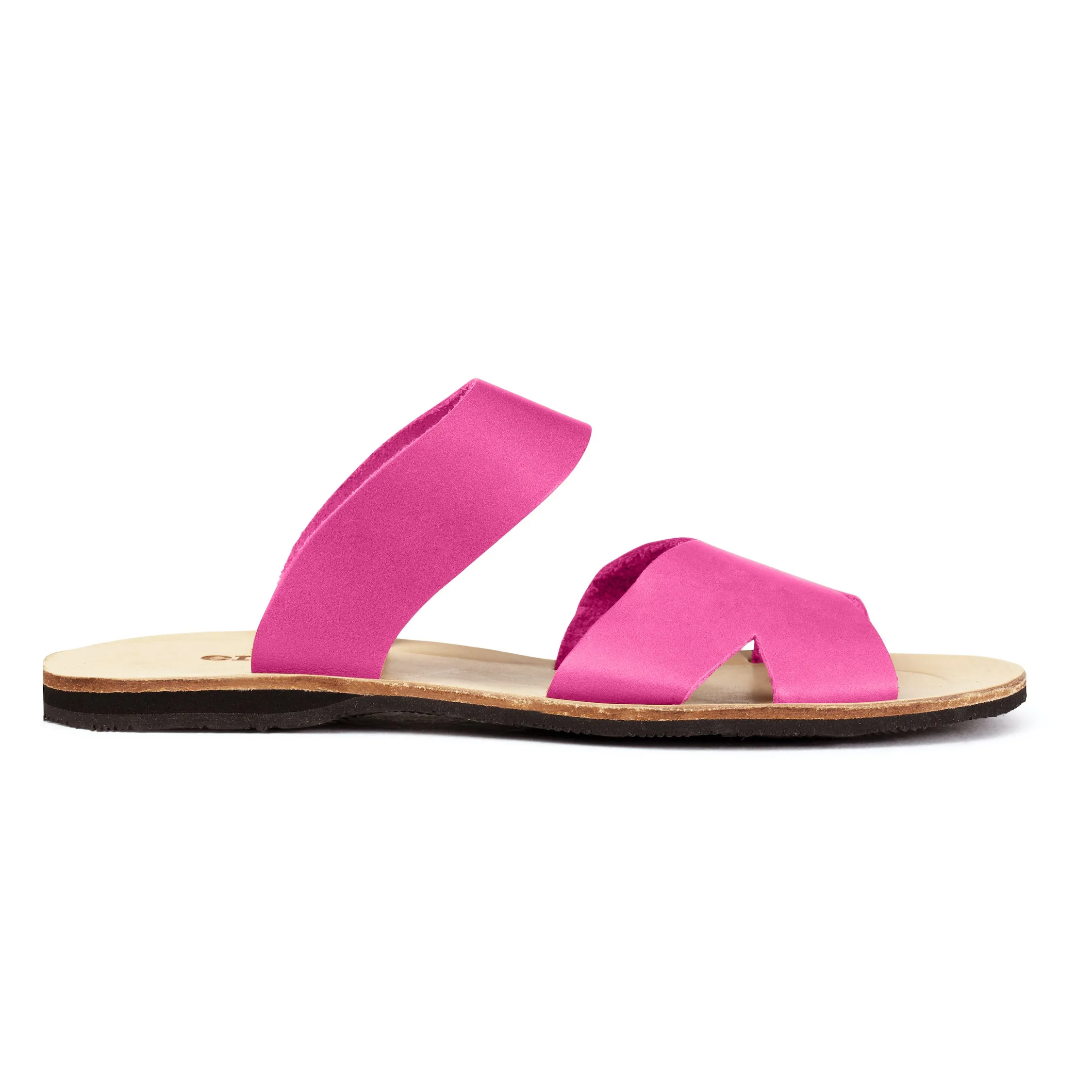 Mabel Leather Sandal - Pink