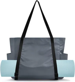 MCHIVER Sea Strike Gradient Yoga Bag for Women Yoga Mat Carrier Fits All Your Stuff Large Pilates Gym Bag