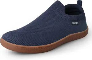 Men's Barefoot Shoes Minimalist Slip on Cross-Trainer Shoes Wide Toe Walking Shoes Zero Drop Sole Trail Running Sneakers Gym Workout Casual