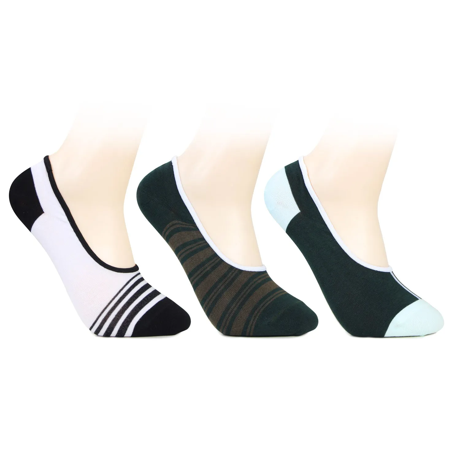 Men's Cotton Fashion Loafer Socks - Pack Of 3
