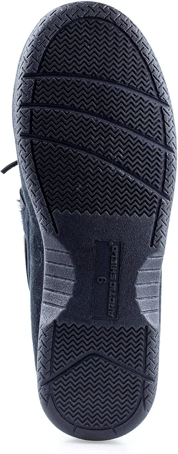 Mens Moccasins for Men - Micro Suede Upper with Soft Plush Lining - Indoor/Outdoor Durable Comfortable Slip On House Slippers for Men