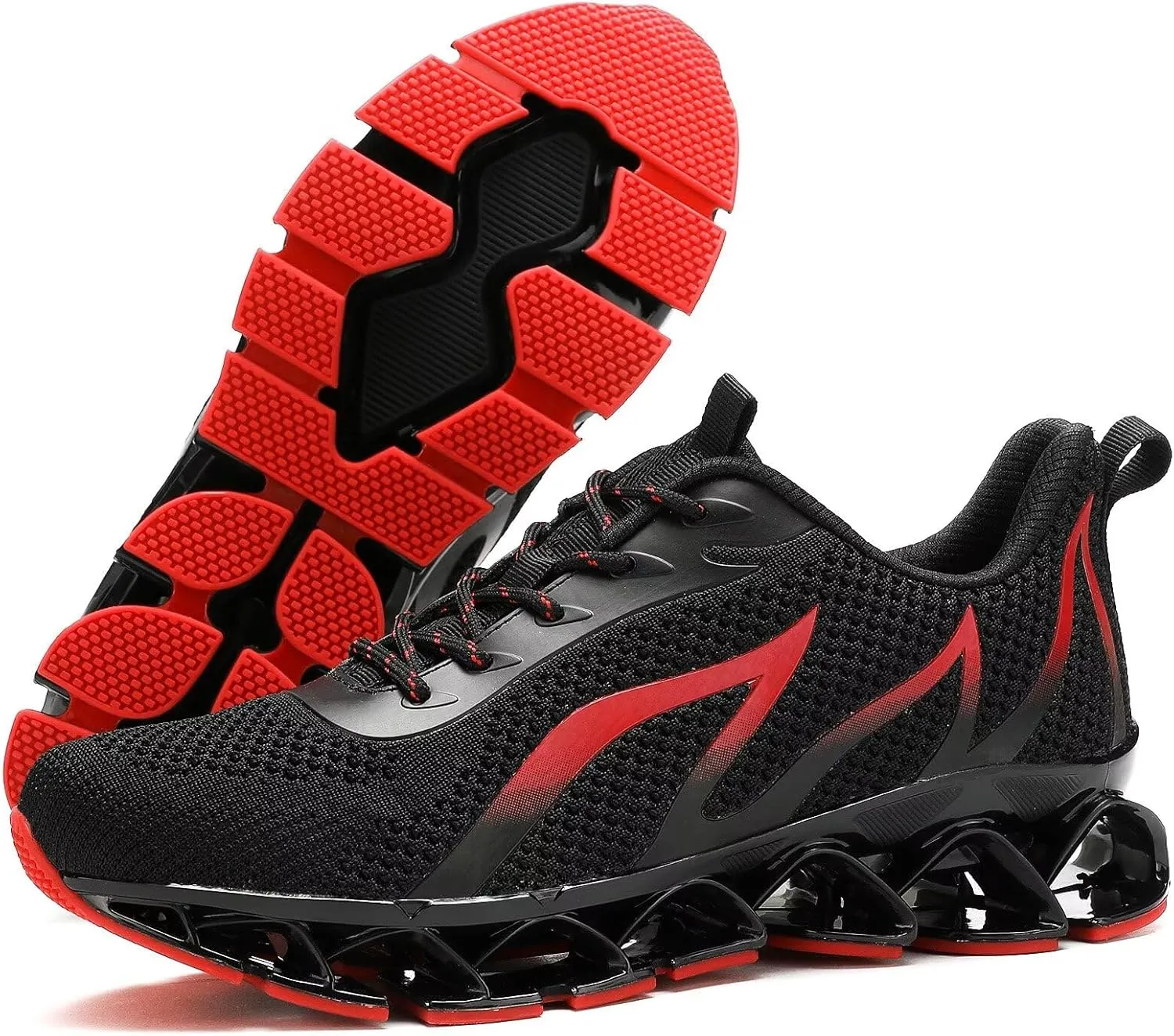 Mens Slip on Running Walking Shoes Blade Tennis Casual Fashion Sneakers Comfort Non Slip Work Sport Athletic Trainer