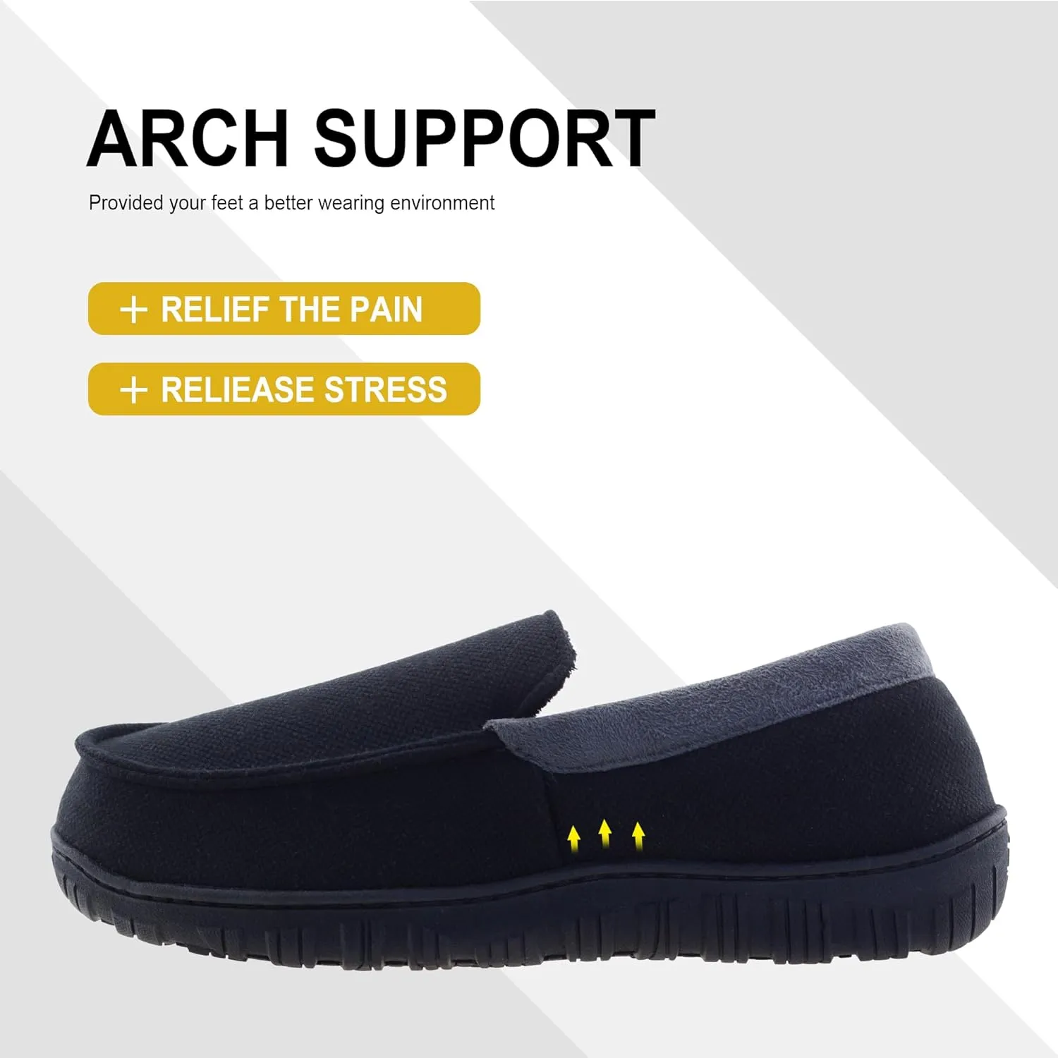 Mens Slippers Indoor Outdoor House Slippers Comfort House Shoes