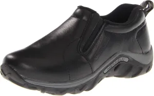 Merrell Jungle Moc Moccasin, Black Leather, 5.5 US Unisex Big Kid