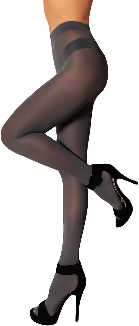 Mila Marutti Women's Tights Semi Opaque Stockings for Women | Semi Sheer Pantyhose Nylons | Made in EU