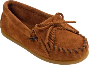 Minnetonka Kids' Kilty Hardsole Moccasin