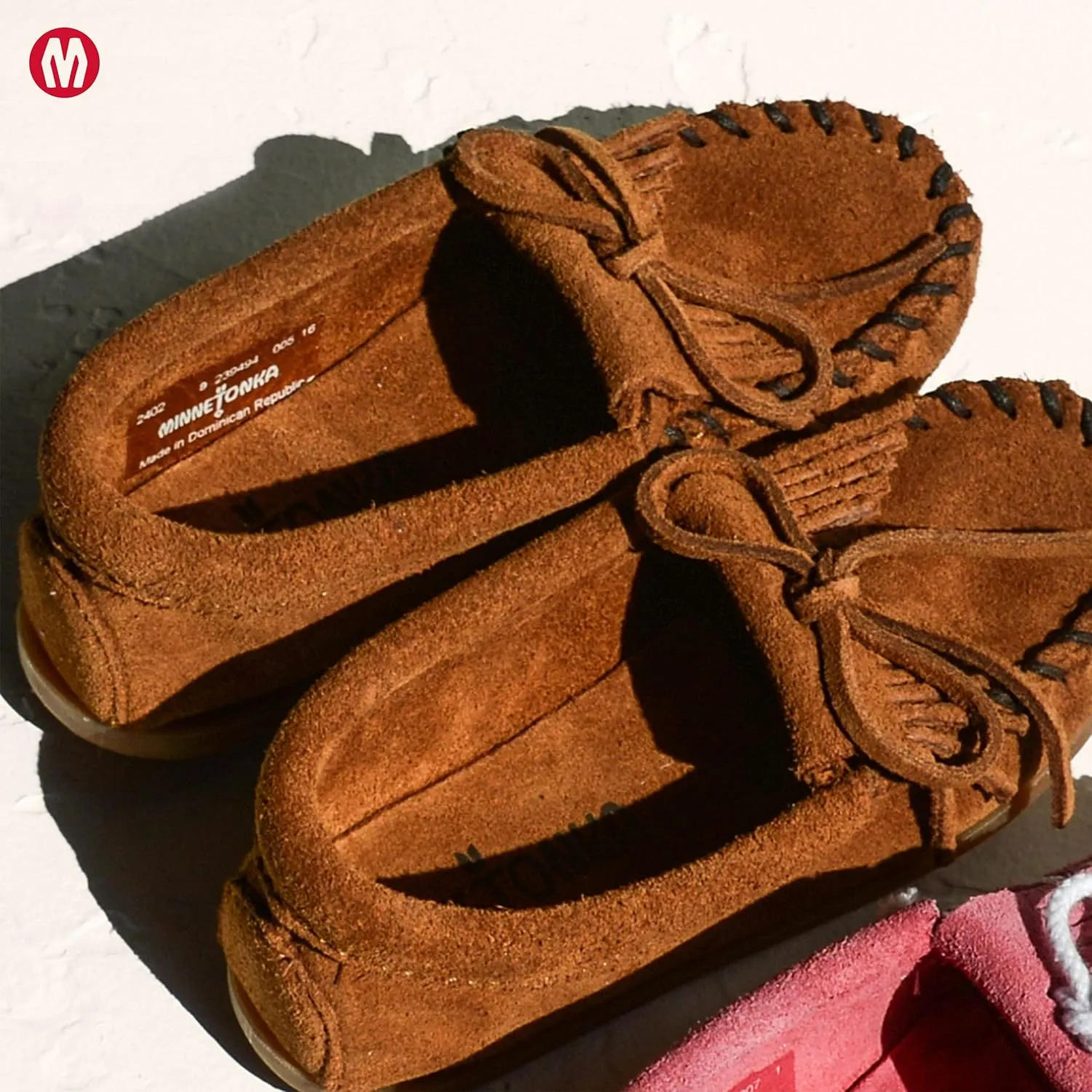 Minnetonka Kids' Kilty Hardsole Moccasin