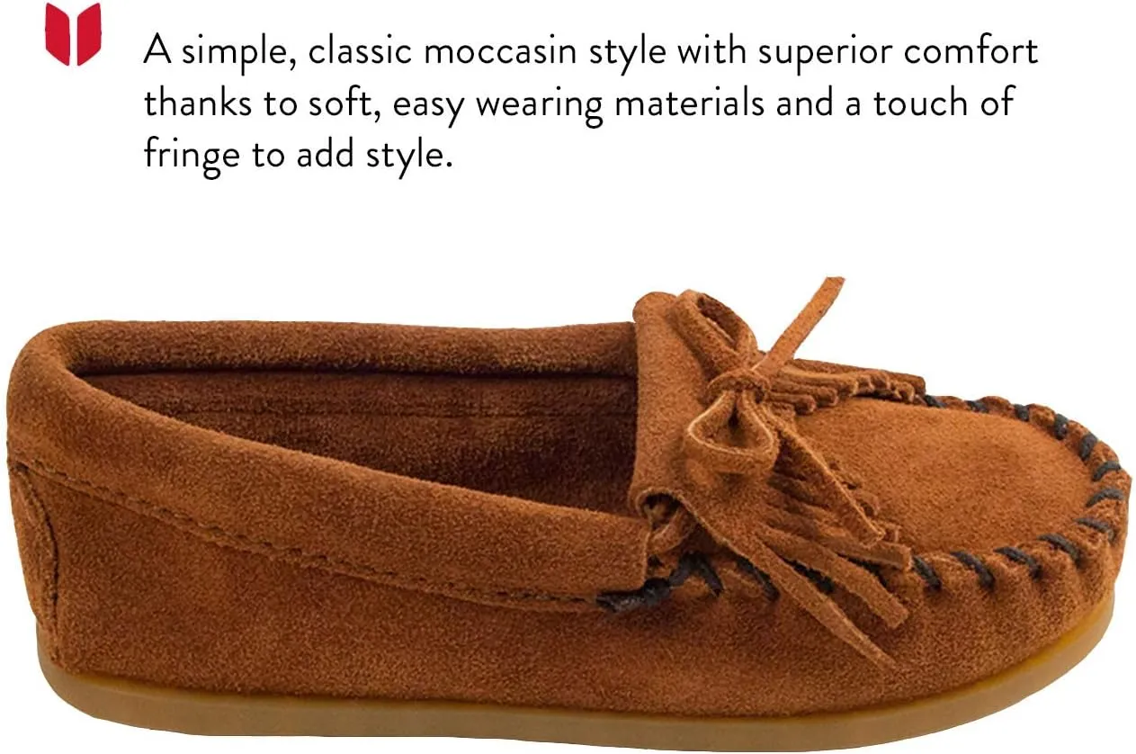 Minnetonka Kids' Kilty Hardsole Moccasin