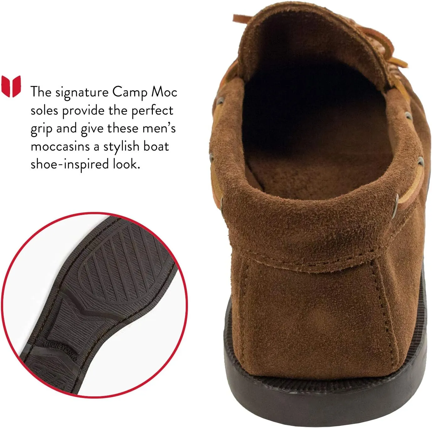 Minnetonka Men's Classic Camp Moccasin