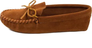 Minnetonka Men's Leather Laced Soft Leather Sole Moccasin