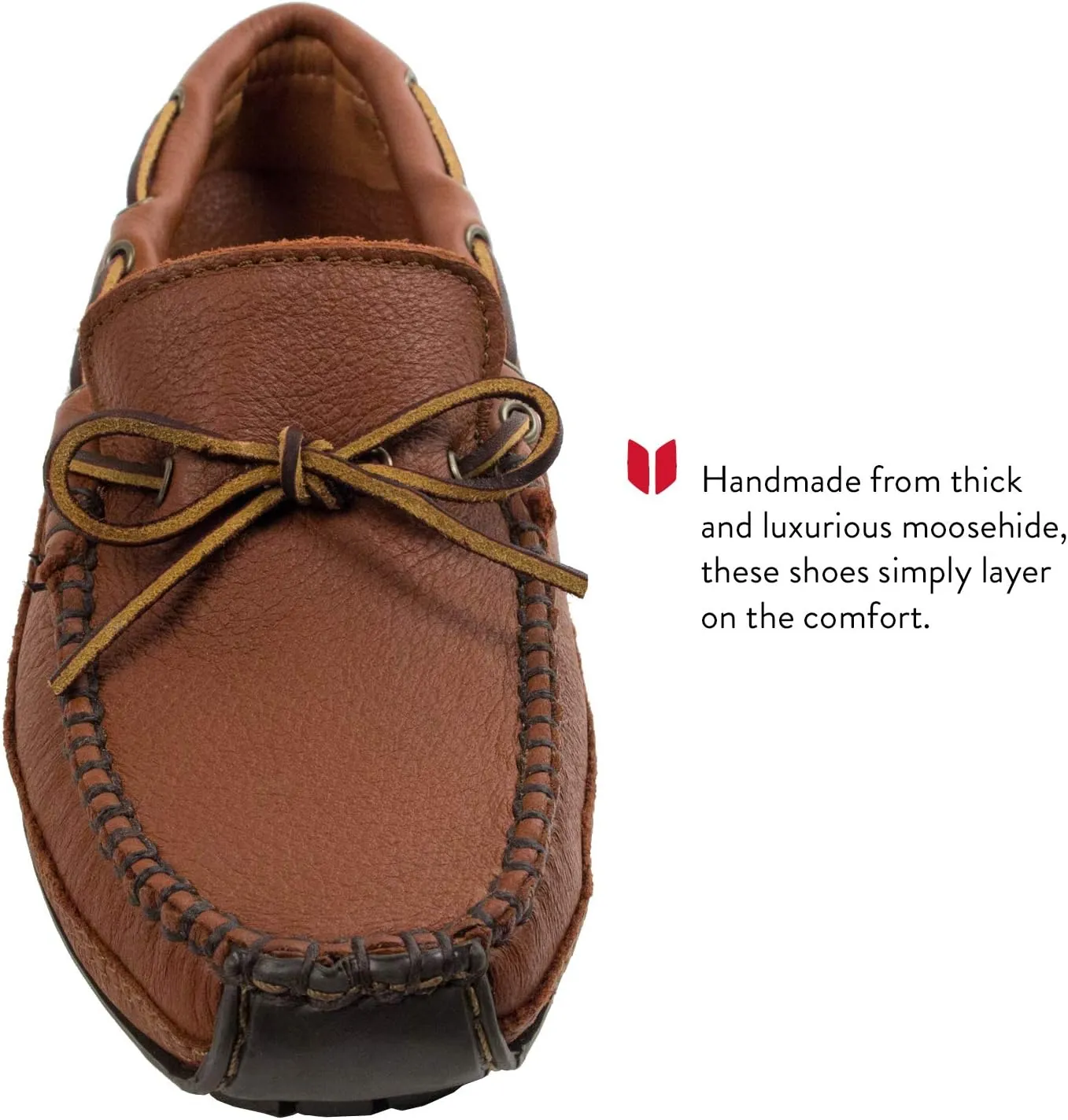 Minnetonka Men's Moosehide Weekend Moccasin