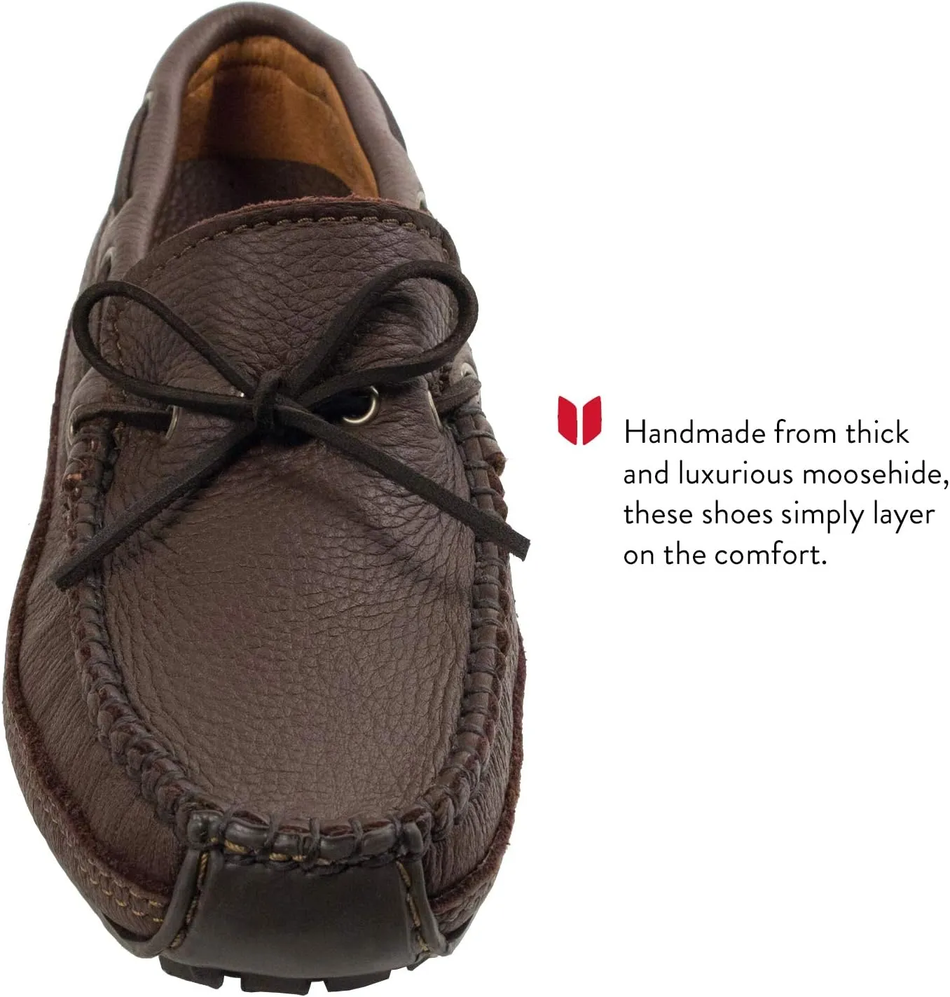 Minnetonka Men's Moosehide Weekend Moccasin