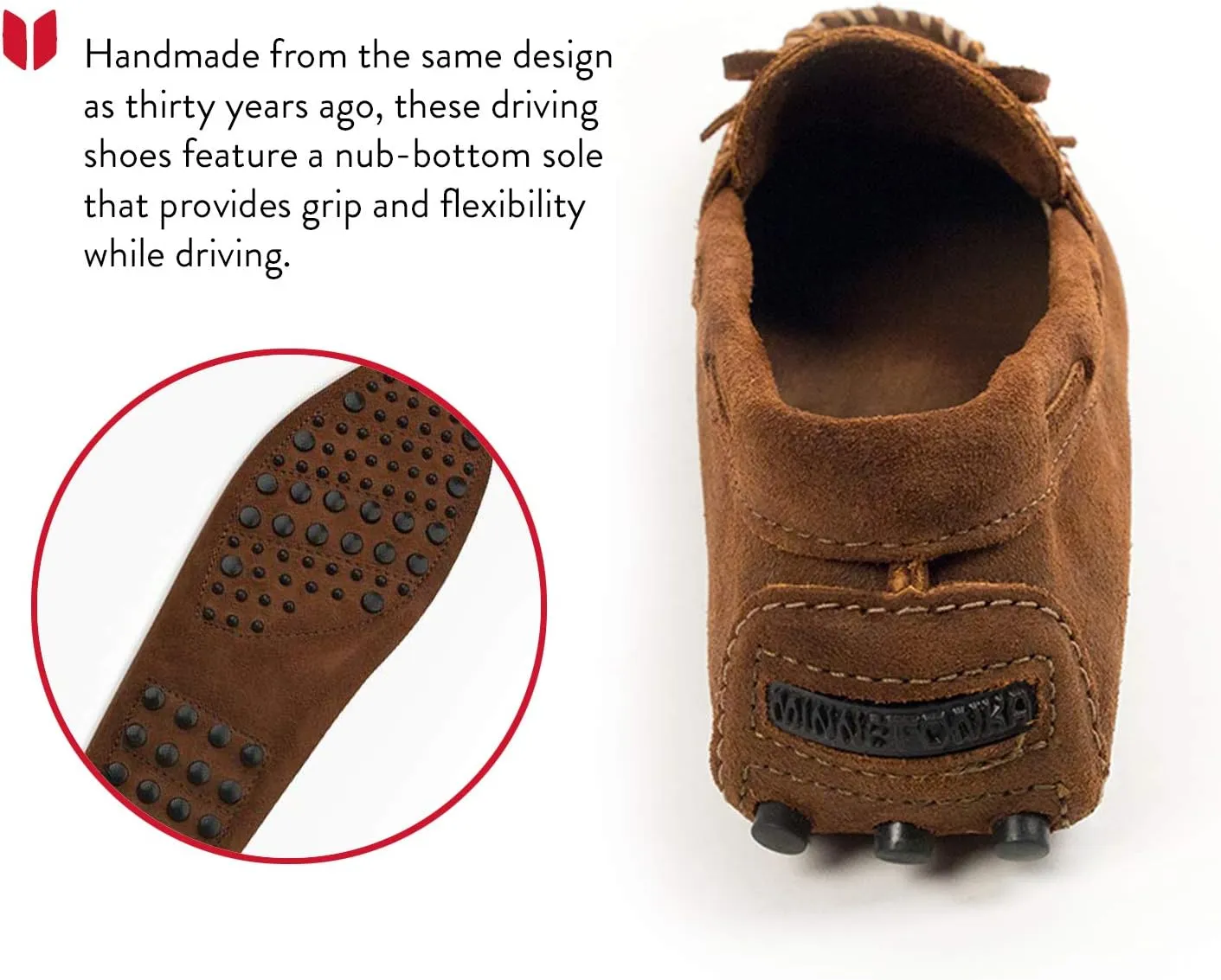 Minnetonka Men's Original Cowhide Driving Moccasin