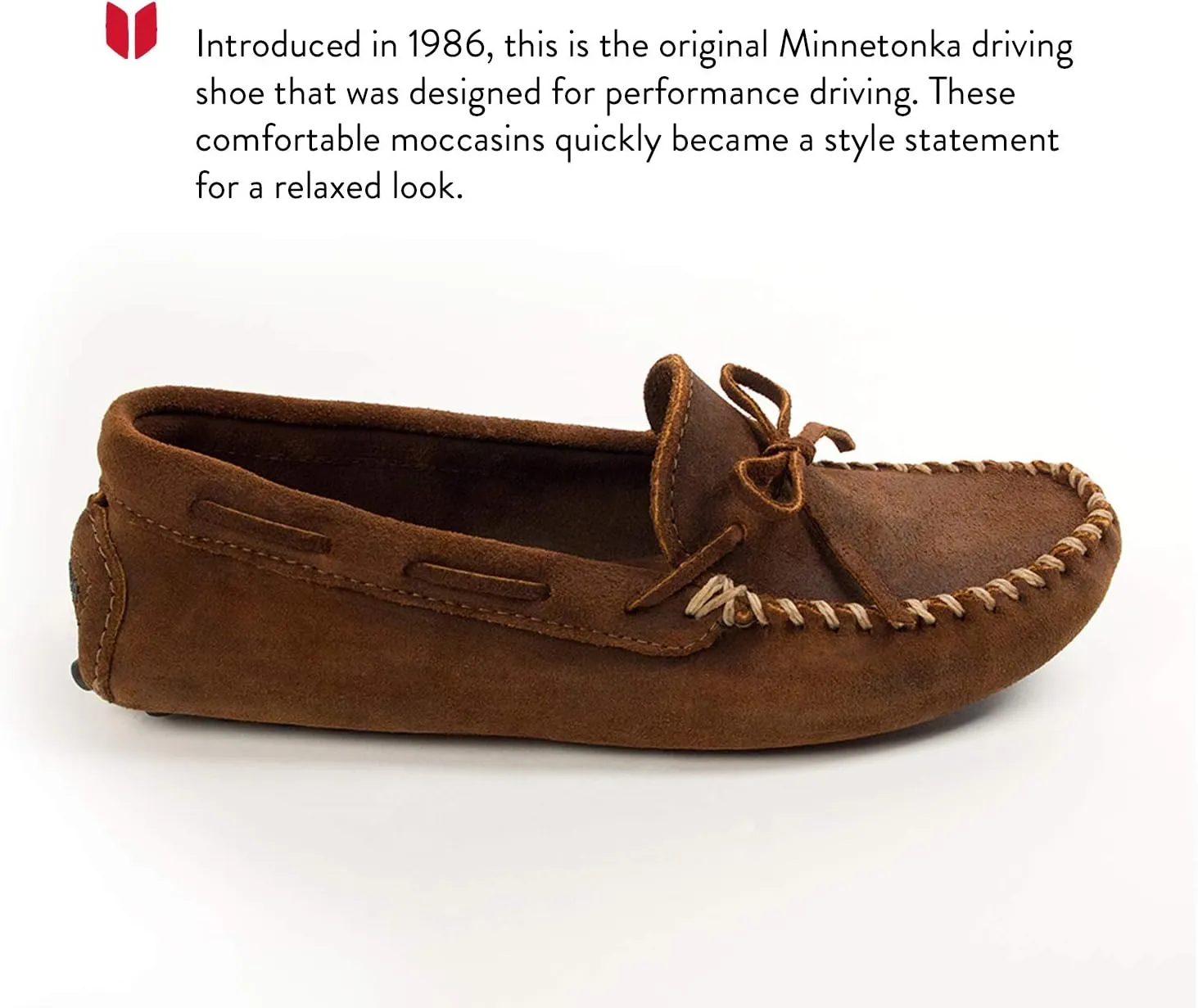 Minnetonka Men's Original Cowhide Driving Moccasin