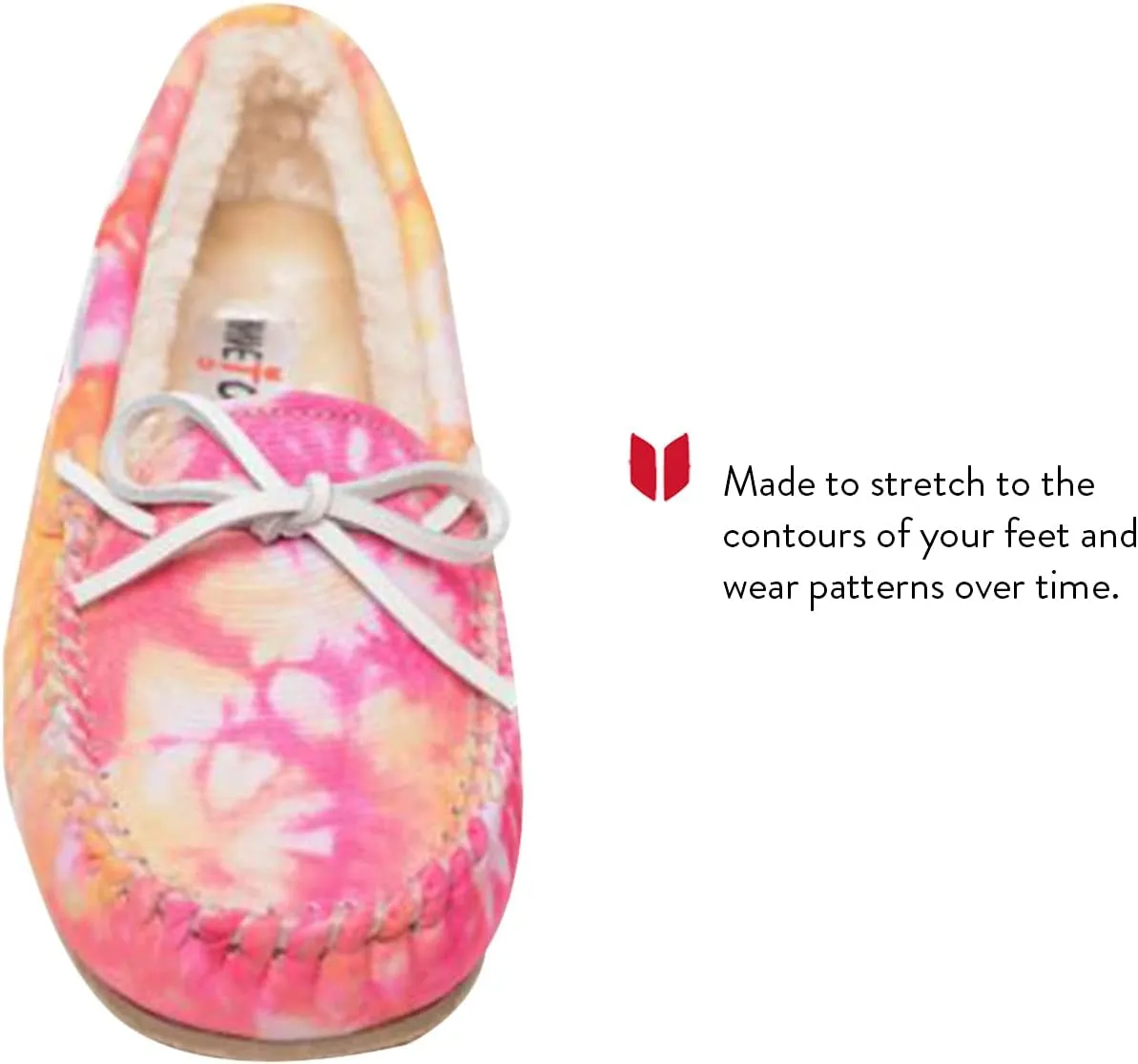 Minnetonka Tie-Dye Carrie Moccasins Slippers for Women