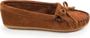 Minnetonka Women's Kilty Moccasin,Brown,10 M US