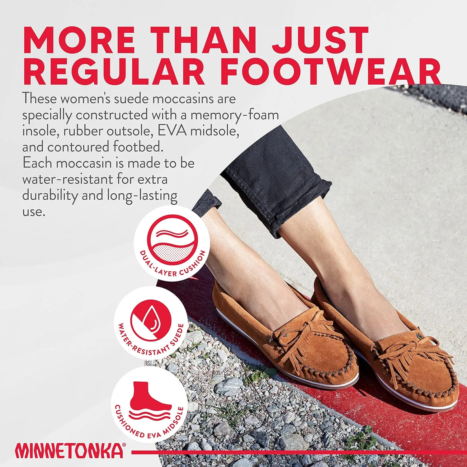 Minnetonka Women's Kilty Plus Moccasin