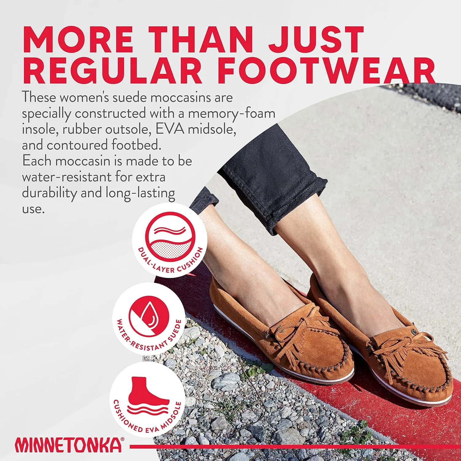 Minnetonka Women's Kilty Plus Moccasin