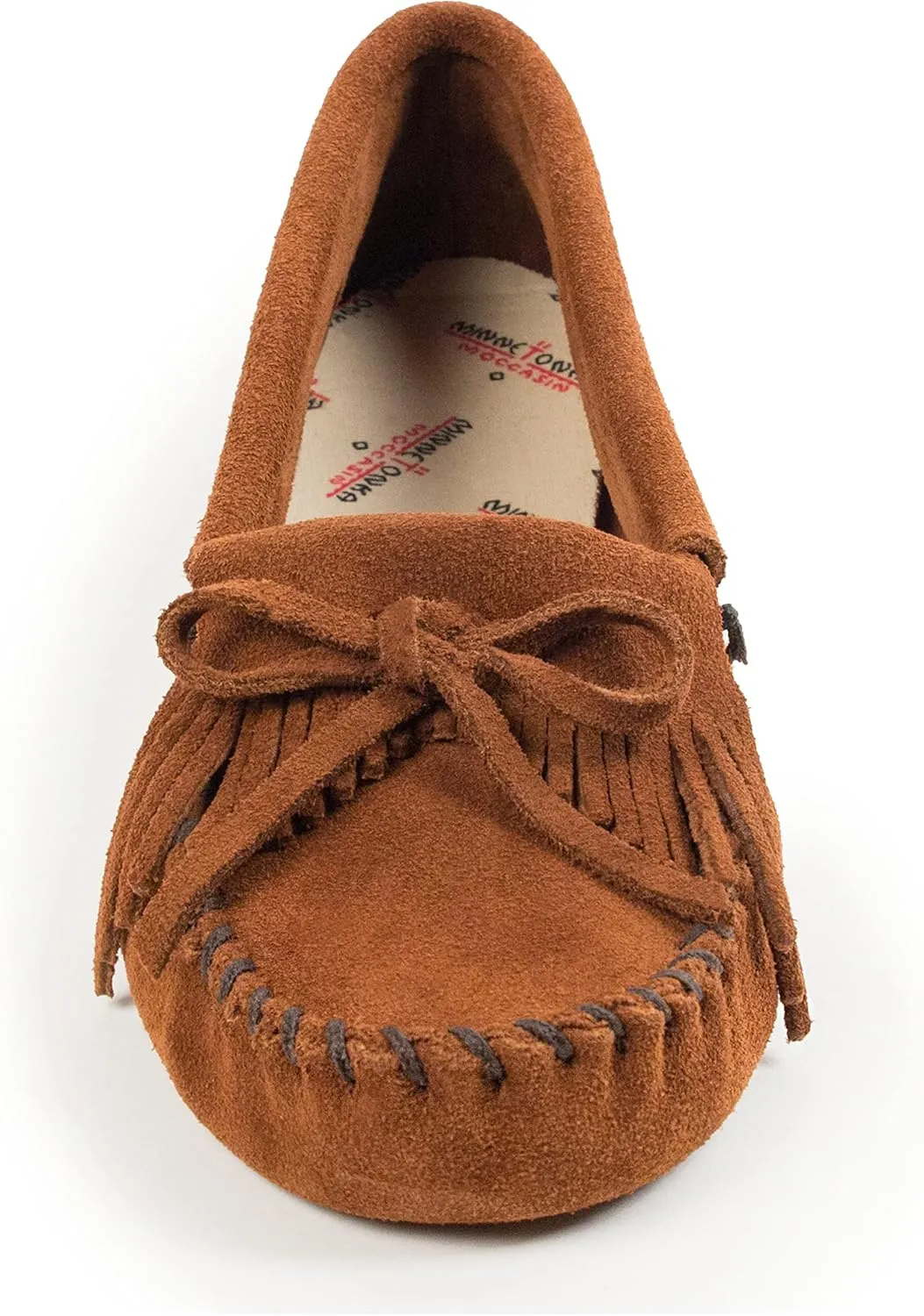 Minnetonka Women's Kilty Soft Leather Sole Moccasin