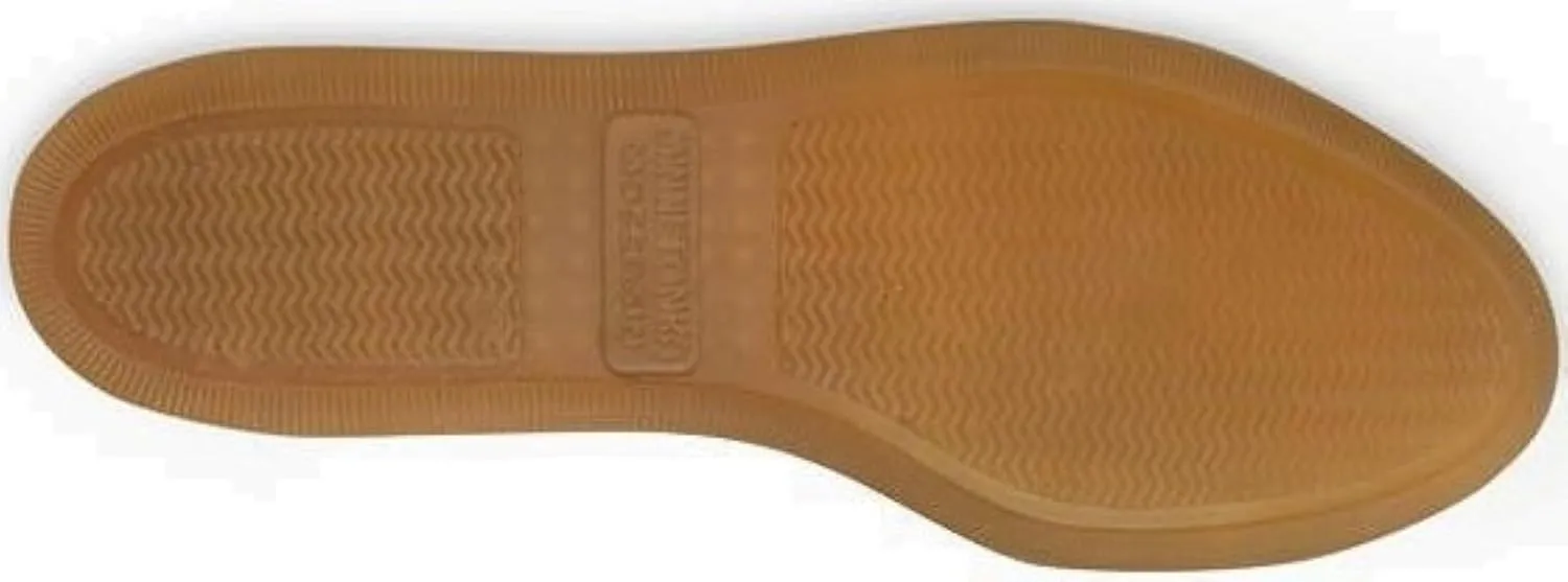 Minnetonka Womens Pile Lined Hardsole Moccasin Slipper