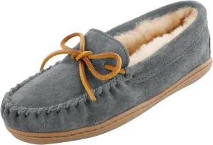 Minnetonka Womens Sheepskin Hardsole Moccasins