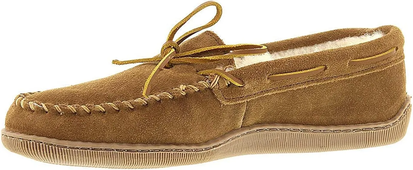 Minnetonka Womens Sheepskin Hardsole Moccasins