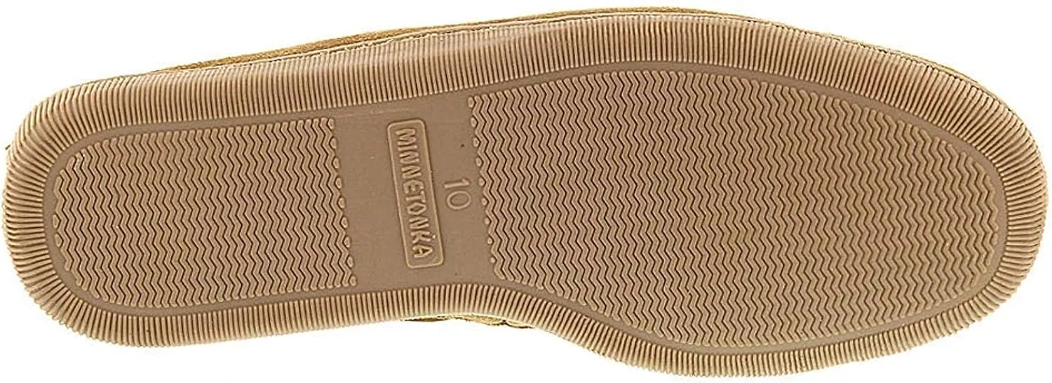 Minnetonka Womens Sheepskin Hardsole Moccasins