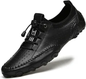 mitvr Men’s Casual Leather Loafers Shoes Penny Loafers Moccasin Flats Boat Shoes