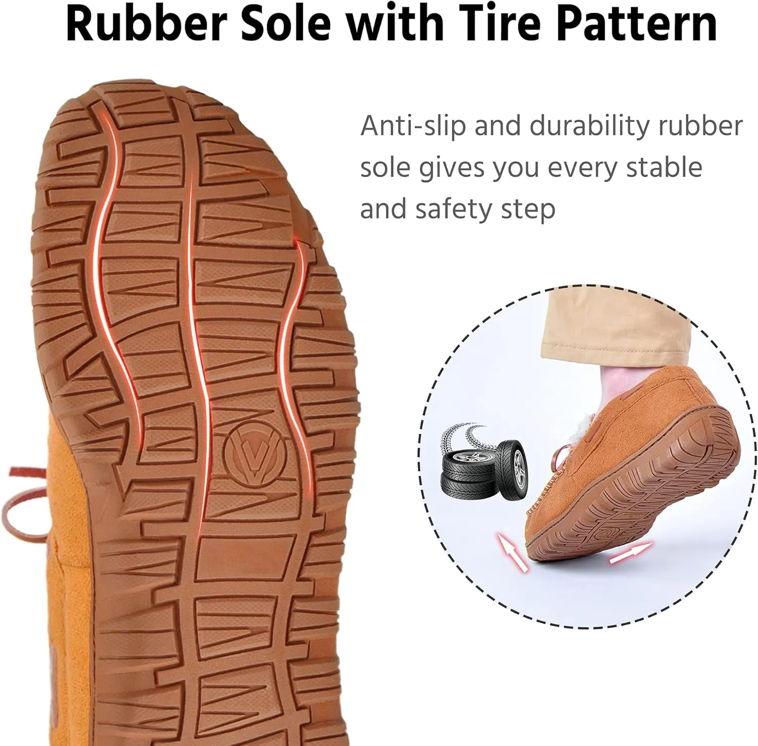 MIXIN Mens Slippers Indoor Outdoor Memory Foam House Shoes Anti-Slip Moccasins Slippers for Men