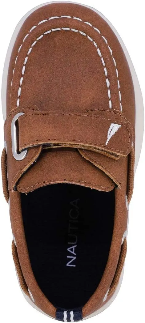 Nautica Kids Boys Loafers Casual One Strap Boat Shoes - (Toddler/Little Kid)