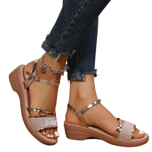 OCW Women Sandal Comfy Wedge Heel Open Toe Chic Fashion Summer