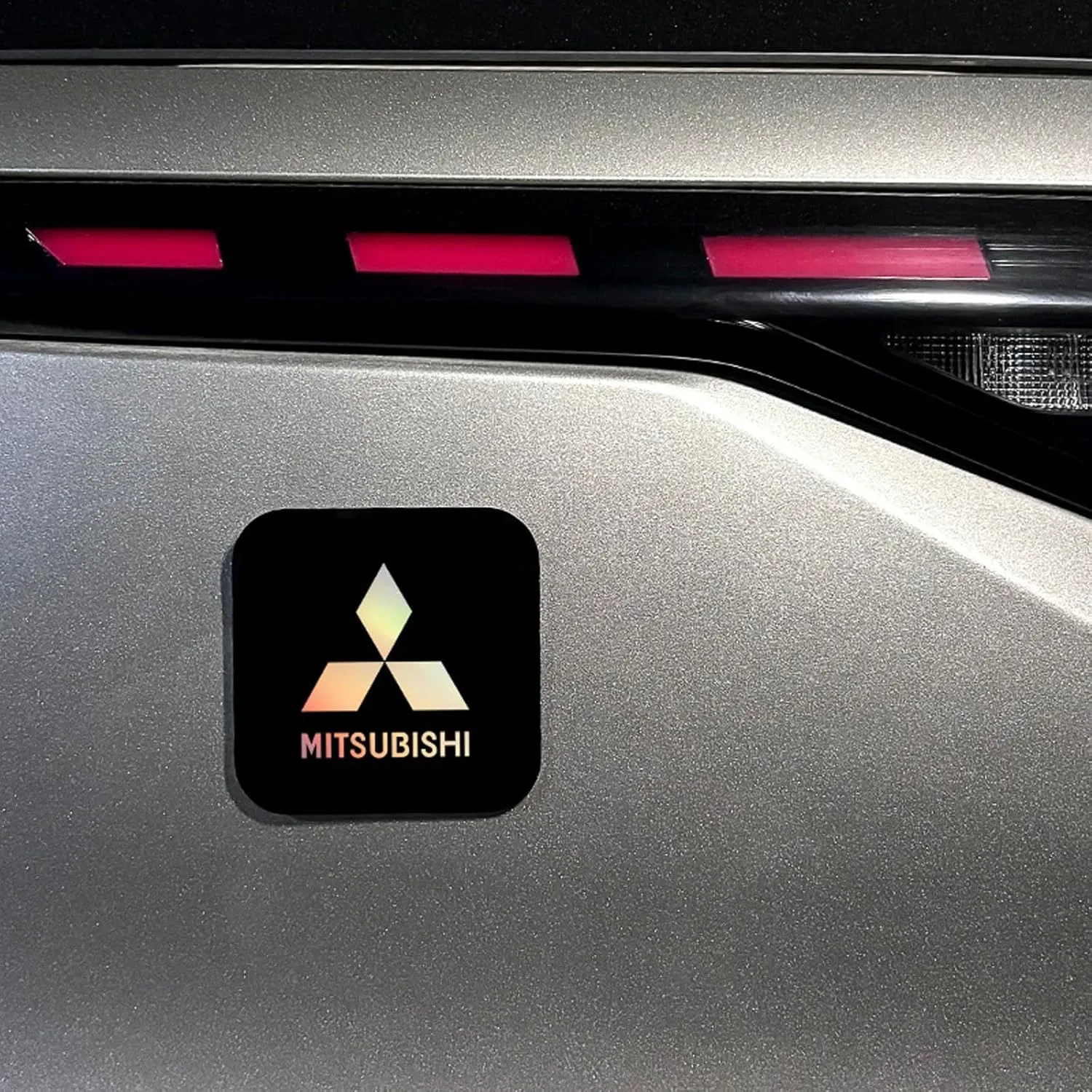 Oil Tank Cap Sticker for Mitsubishi Lancer Evolution IX 2005 2006 2007, Fuel Door Decal Car Accessories, Gas Cap Trim for A Sleek Exterior Look,A