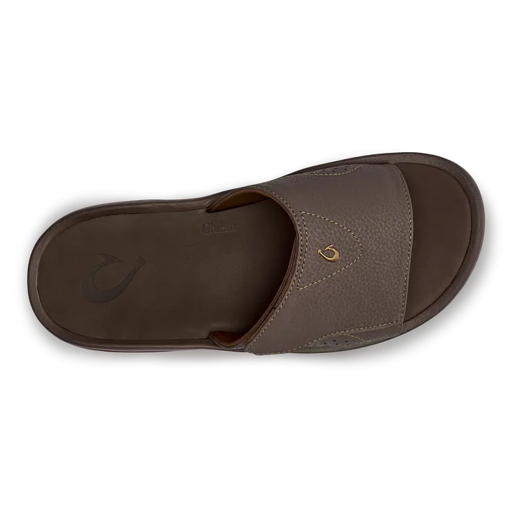 Olukai Mens Nalu Slide in Dark Java