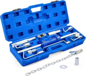 Orion Motor Tech Heavy Duty Slide Hammer Dent Puller Set, Auto Body Removal Kit With 9 Attachments, 14pc Car Remover Tools for Cars Trucks More