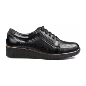 Padders 3446 Ivy Lace Up Trainer - Black Leather